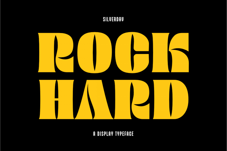 Rockhard A Display Typeface Silverdav Studio